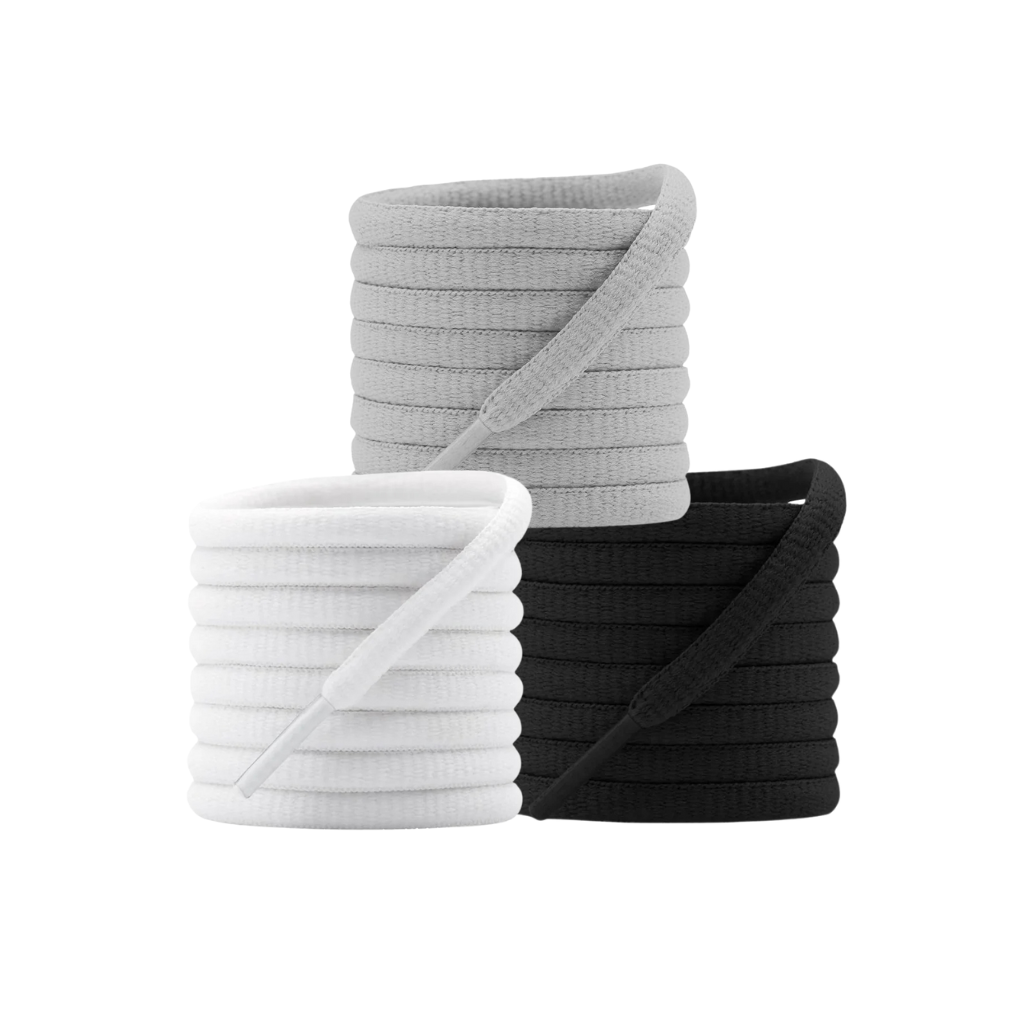 Asics Laces Bundle (Black & White & Grey)