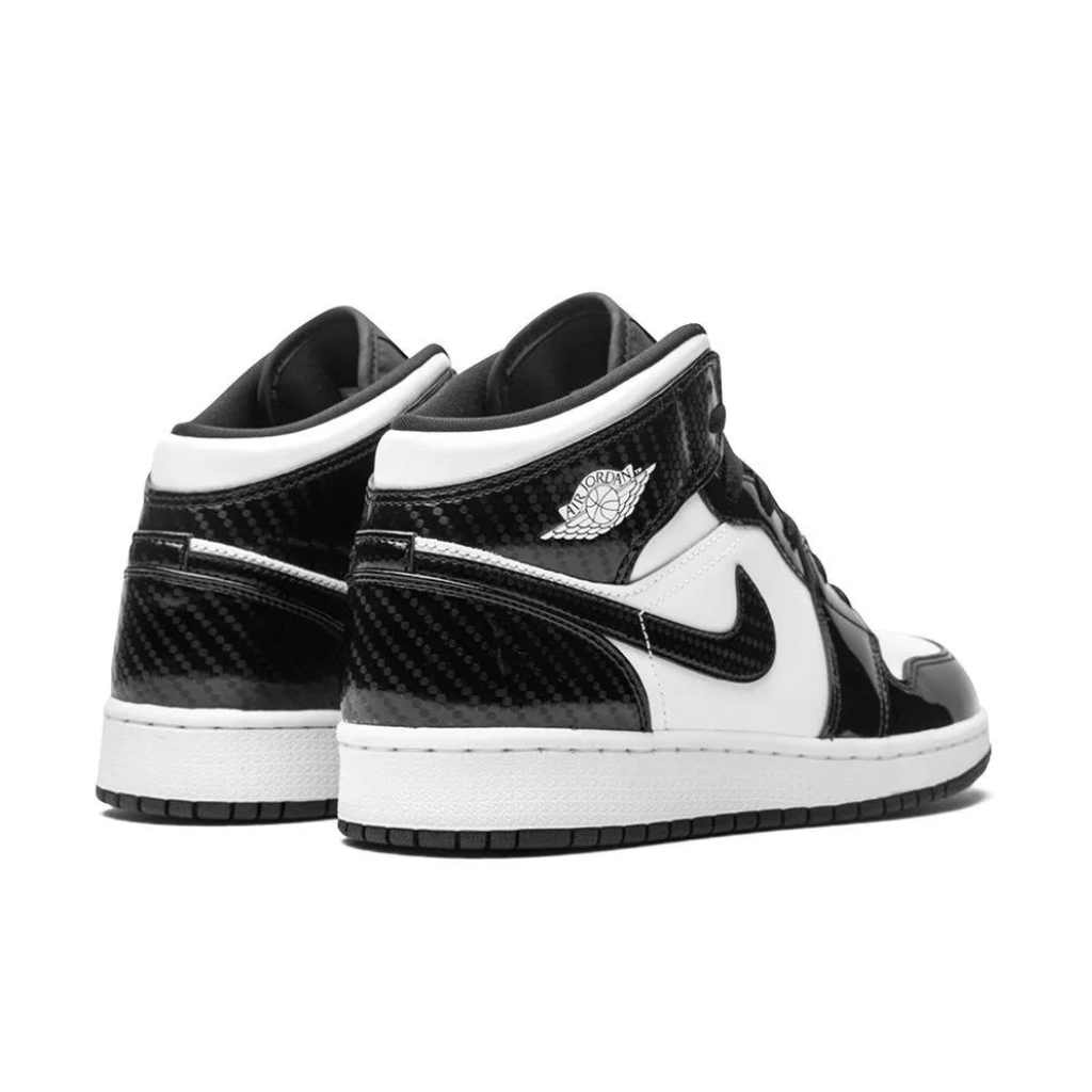 Jordan 1 Mid GS 'Carbon Fiber'