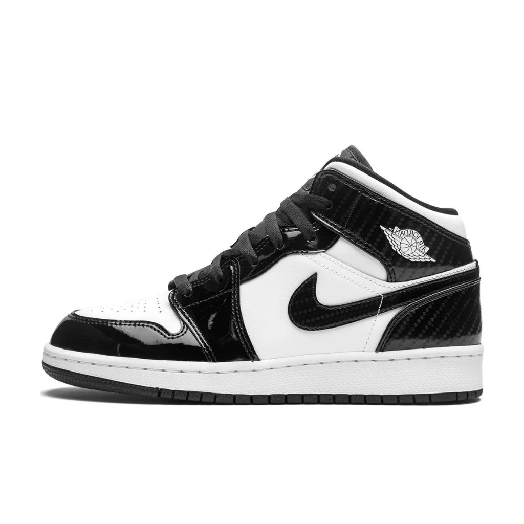 Jordan 1 Mid GS 'Carbon Fiber'