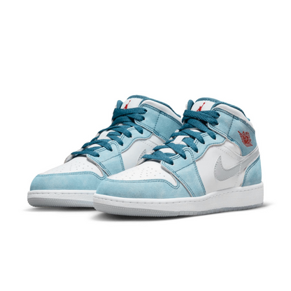 Jordan 1 Mid GS 'French Blue'