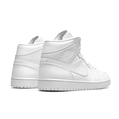 Jordan 1 Mid 'Triple White'