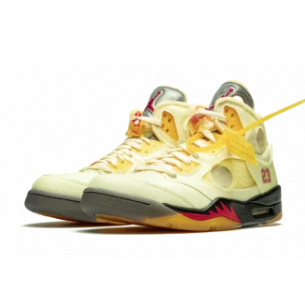 Off-White x Jordan 5 'Sail'