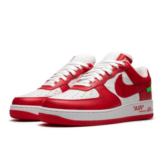 Louis Vuitton x Nike Airforce 1 'White Comet Red'