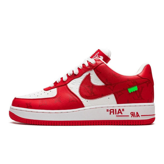 Louis Vuitton x Nike Airforce 1 'White Comet Red'