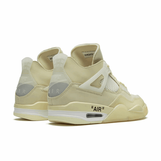 off-white x Jordan 4 Retro 'Sail'