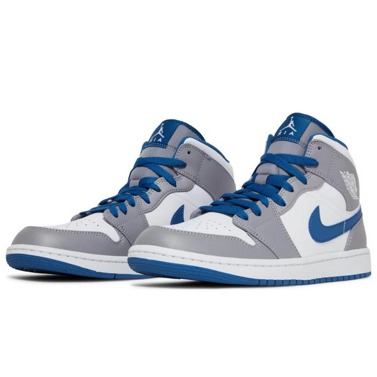 Jordan 1 Mid 'Cement true blue'
