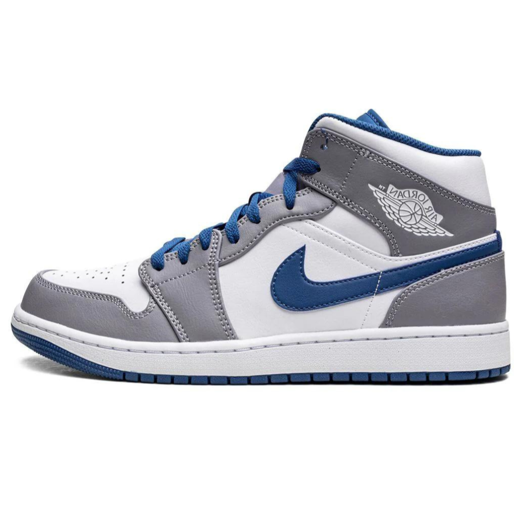 Jordan 1 Mid 'Cement true blue'