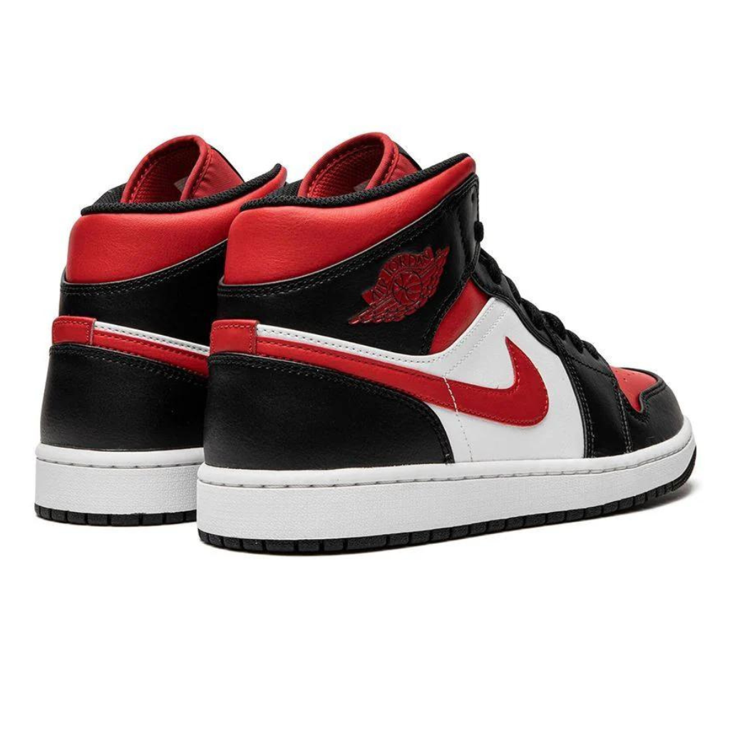 Jordan 1 Mid 'Bred Toe'