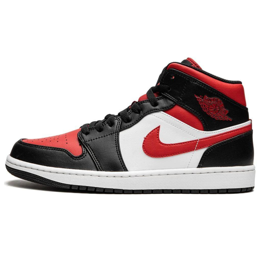 Jordan 1 Mid 'Bred Toe'