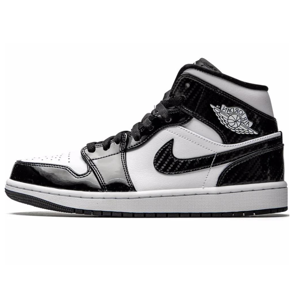 Jordan 1 Mid 'Carbon Fiber'