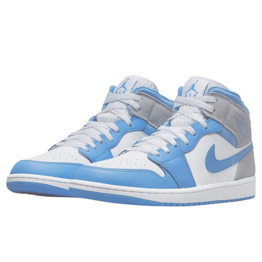 Jordan 1 Mid 'University Blue Grey'