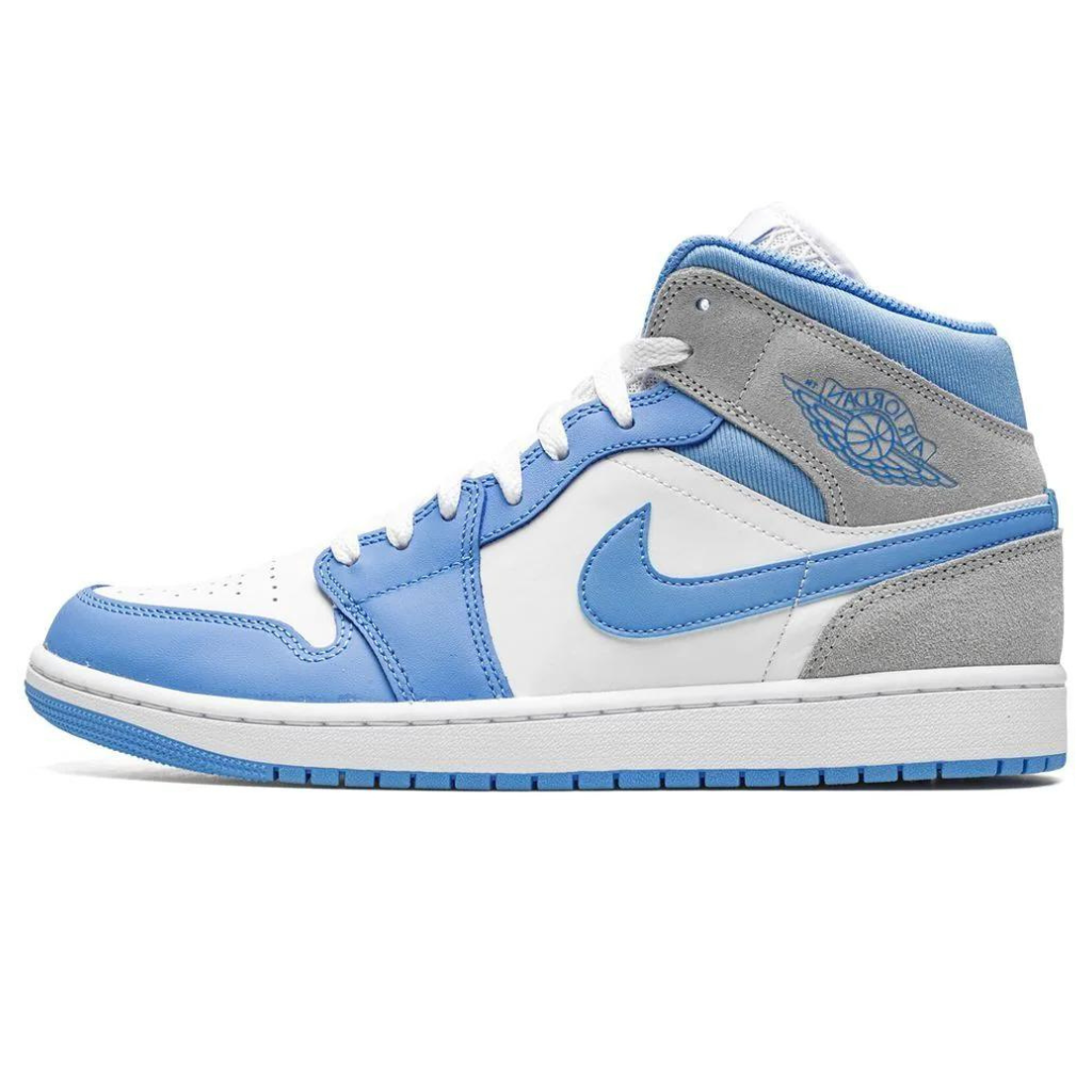 Jordan 1 Mid 'University Blue Grey'